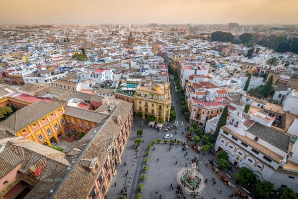 Cityscape of Sevilla from La Giralda