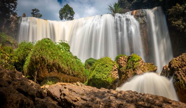 Elephant Waterfall in Dalat, Vietnam