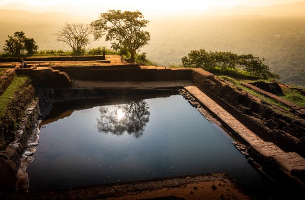 Morning Lights at Sigiriya Rock, Sri Lanka