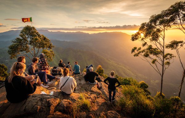 Sunrise at Ella Rock, Sri Lanka