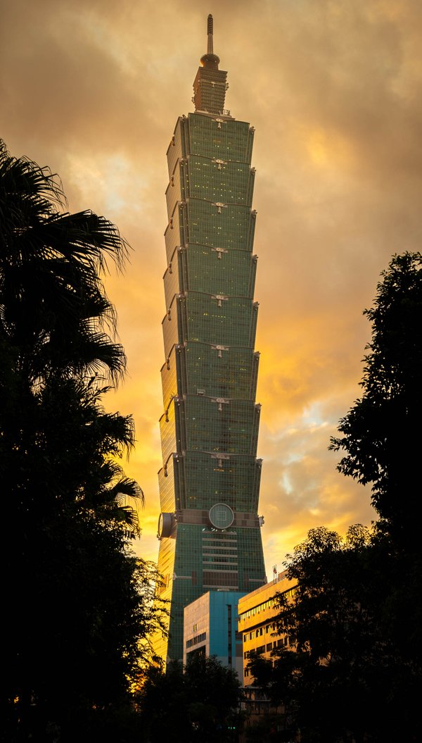 Sunset at Taipei 101