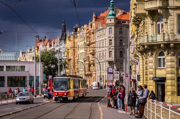 Tram in Prague